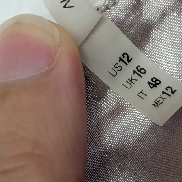 T Tahari Beige Zip-Front Mini Dress - Picture 5 of 5